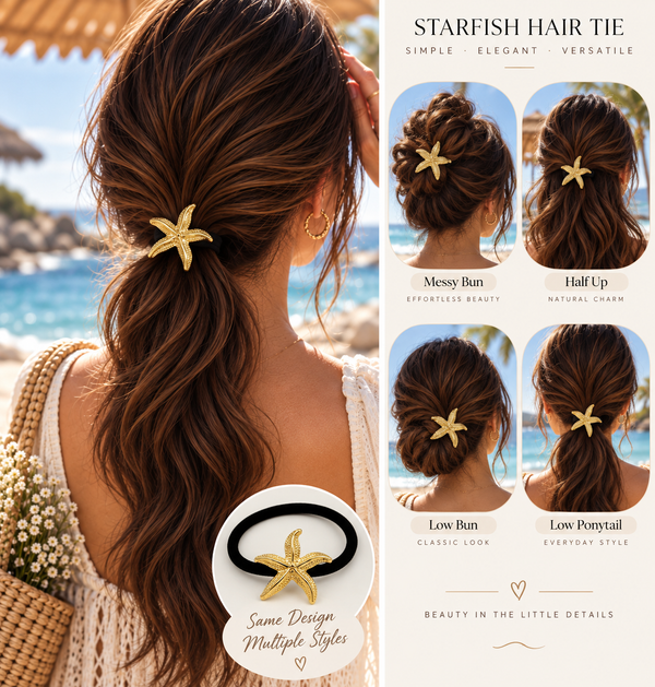 Star fish Hair Tie