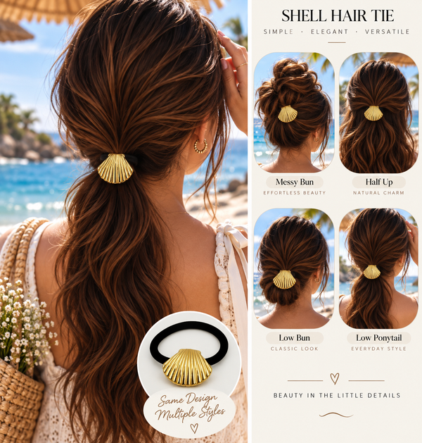 Shell Hair Tie