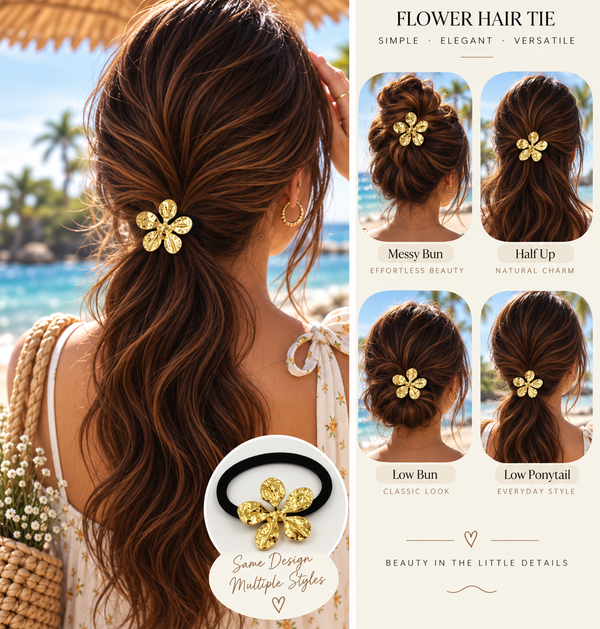 Flower Hair Tie