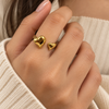 Double heart Ring