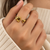 Double heart Ring
