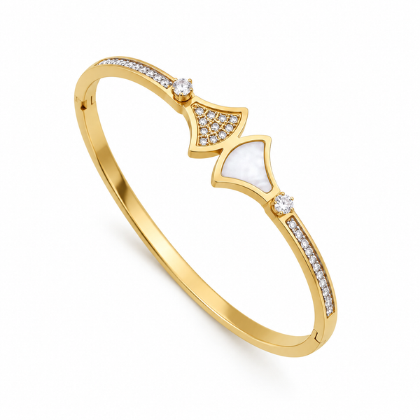 White luxe bloom kada