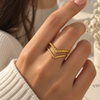 Chevron Stack Ring