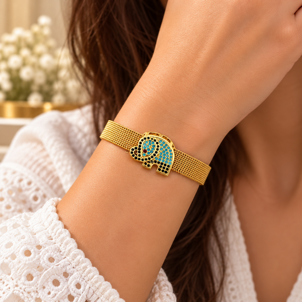 Elephant Watch Belt Bracelet