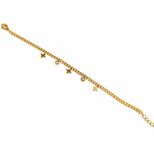 Clover Stone Bracelet