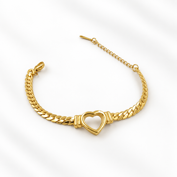 Hollow Heart Bracelet
