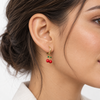 Cherry leaf Earrings