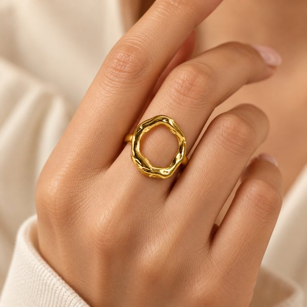 Raw Circle Ring
