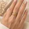 Multi Layer Hemp Rope knot Ring