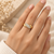 Line Diamond Ring