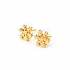 Golden frost bites earrings