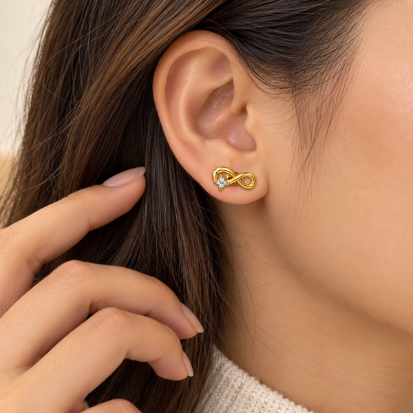 Infinity Diamond Earrings