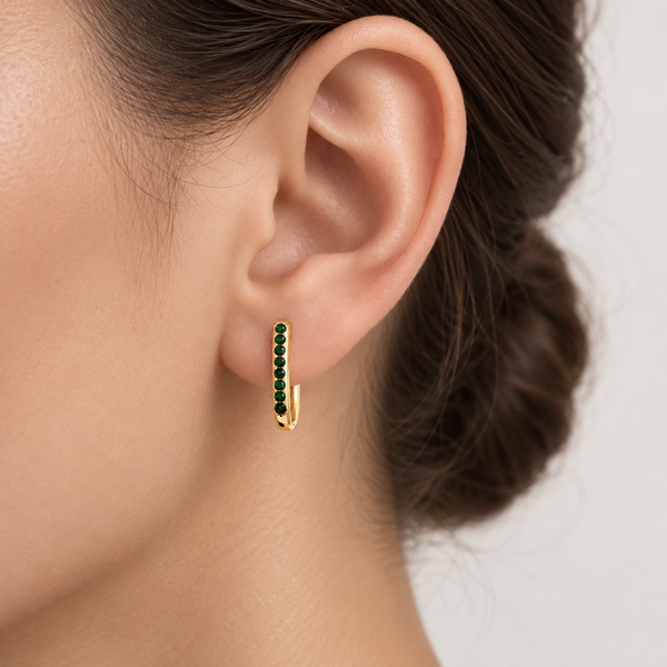 Glam bar earrings