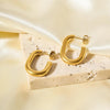 Square Edge hoops Earrings
