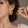 Pearl Petal Earrings
