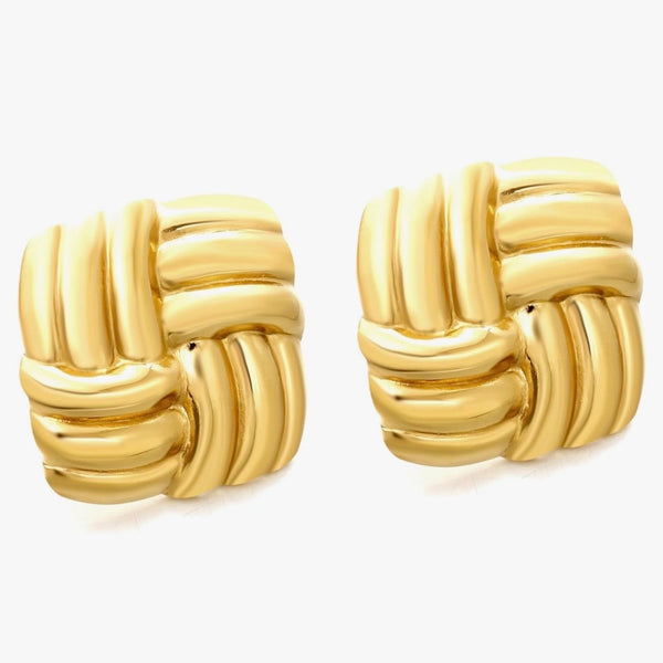 Texture Square Earrings