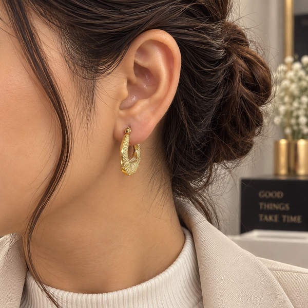 Tradition mesh hoops Earrings