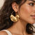 Textured Large Hoops Earrings