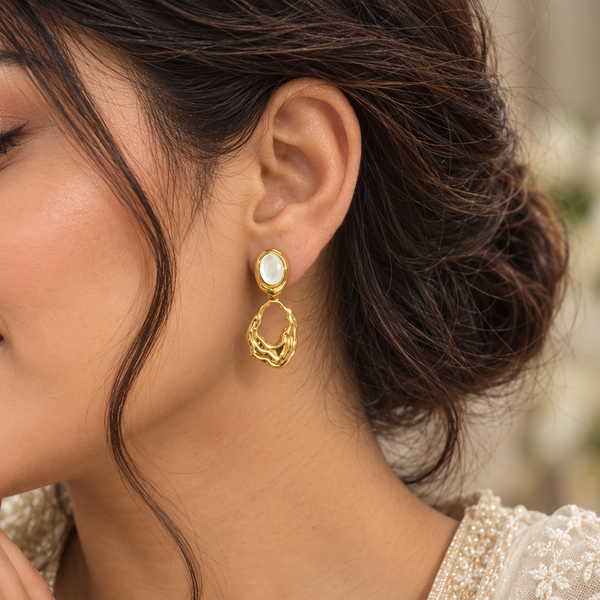 Moonstone Drop Earrings