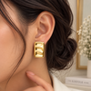 Rectangle Staple Earrings