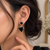 Black heart Earring