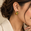 Enamel Stars Earrings