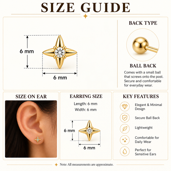 Starlight Ball Back Stud