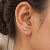 Laurel Leaf Ball Back Stud