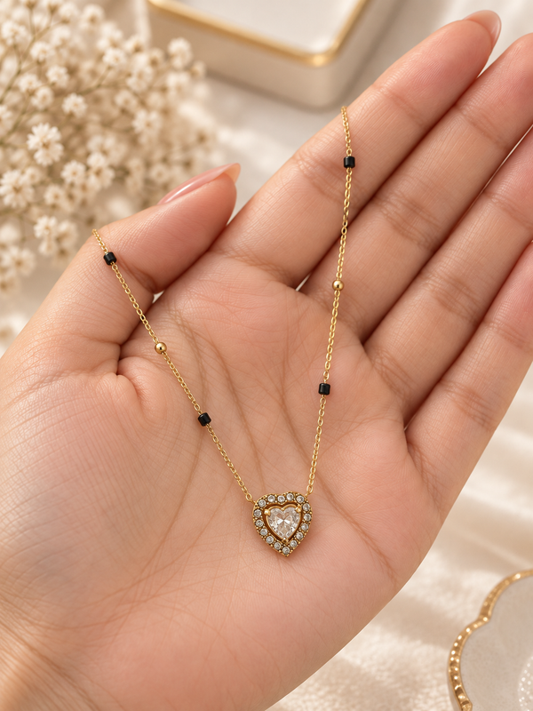 Ishita Halo Heart Mangalsutra