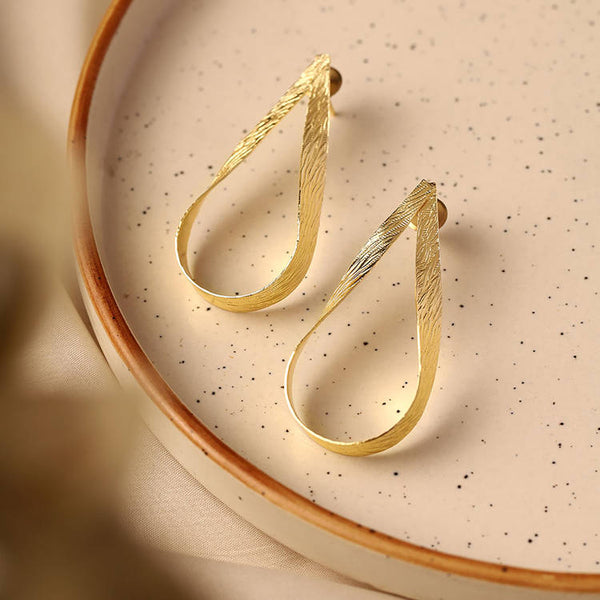 Hollow Tear Drop Earrings