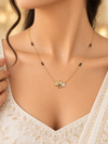 Kavya Floral Teardrop Mangalsutra