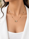 Anvi Minimal Floral Teardrop Mangalsutra