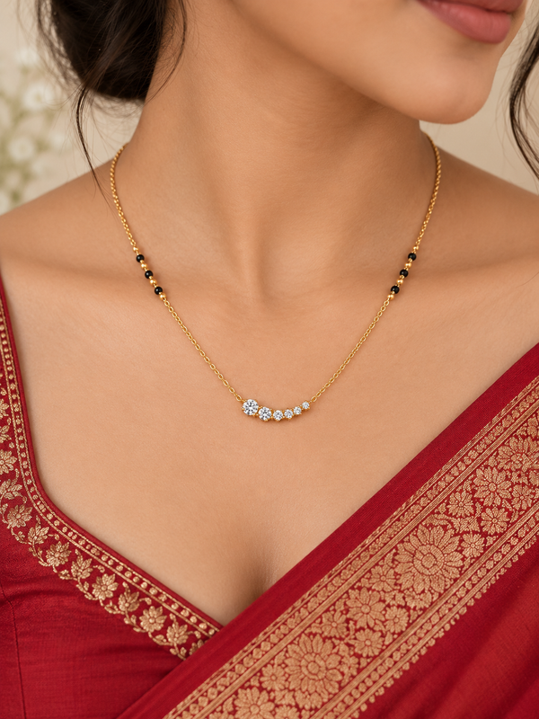 Meher Crystal Arc Mangalsutra
