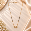 Anaya Infinity Black Bead Mangalsutra