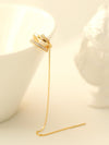 Drape Chain Ear Cuff