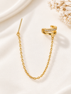 Drape Chain Ear Cuff