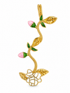 Rose Vine Ear Cuff