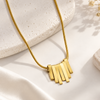 Dangling Strip Necklace
