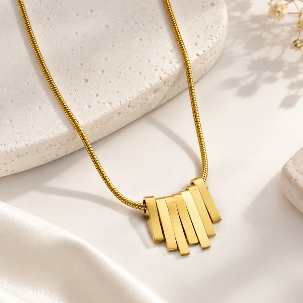 Dangling Strip Necklace