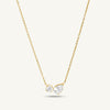 Aurelia Duo Stone Necklace