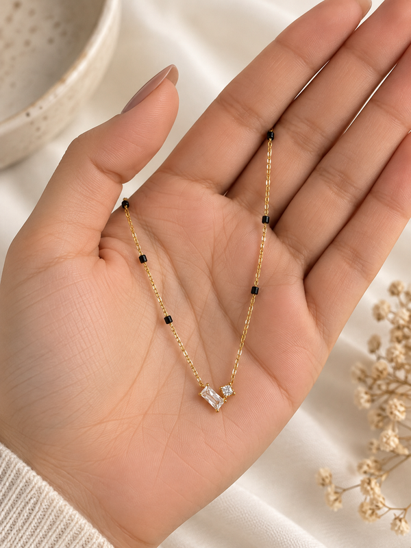 Riya Twin Crystal Mangalsutra
