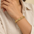Aurelia Crystal Arc Gold Kada
