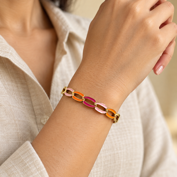 Candy Pop Enamel Gold Kada