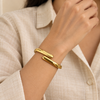 Serene Twist Gold Kada