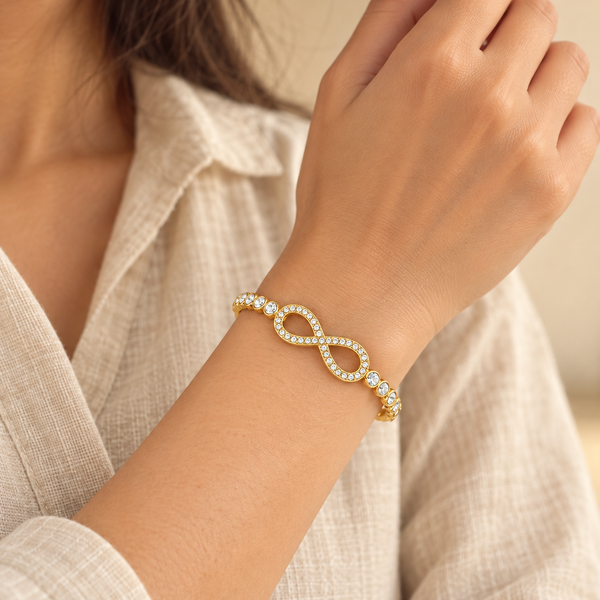 Forever Infinity Crystal Kada