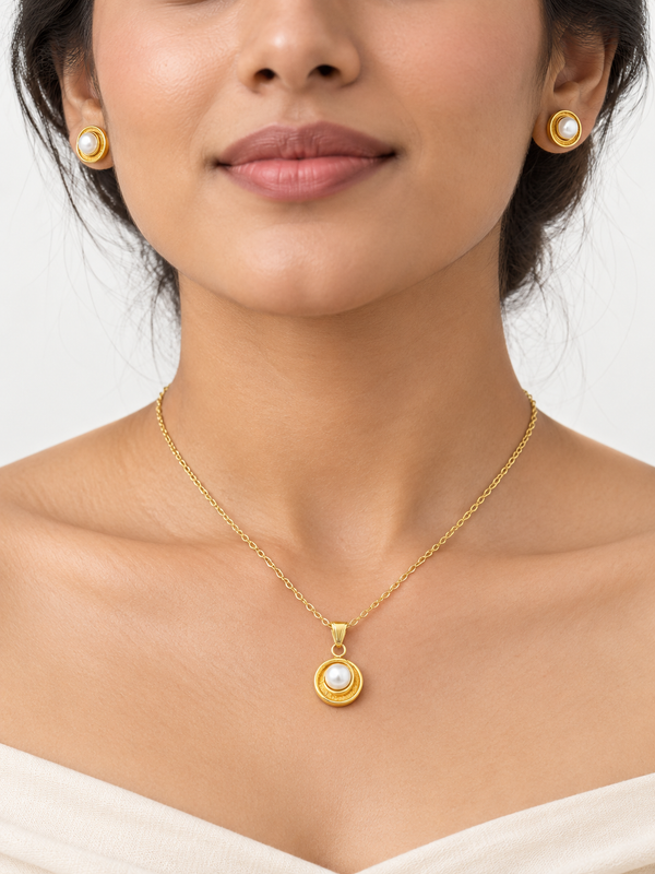 Pearl Necklace Set