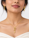 Irregular Liquid Waterdrop Necklace Set