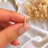 Crystal Slim Bar Ball Back Stud