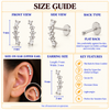 Crystal Vine Flat Back Studs