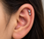 Floral Crystal Drop Flat Back Studs